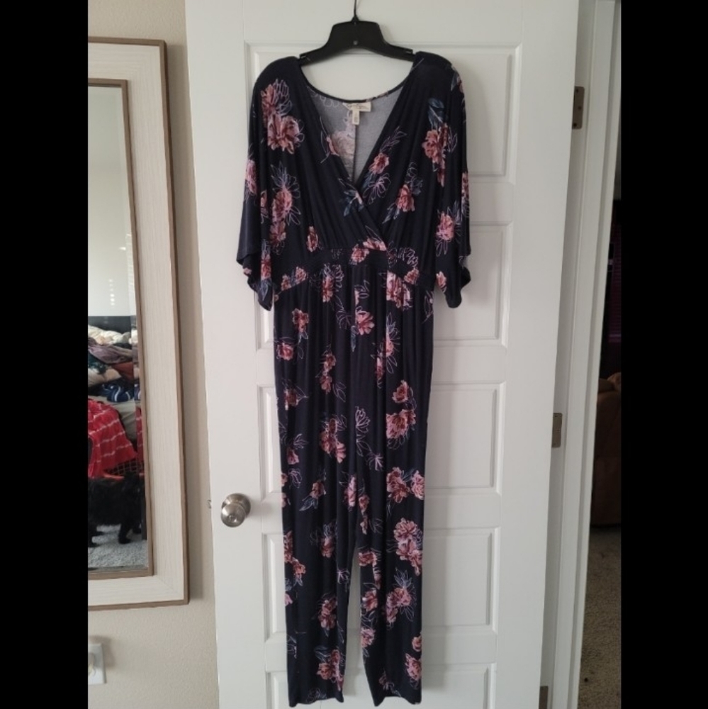 Jessica Simpson maternity jumpsuit